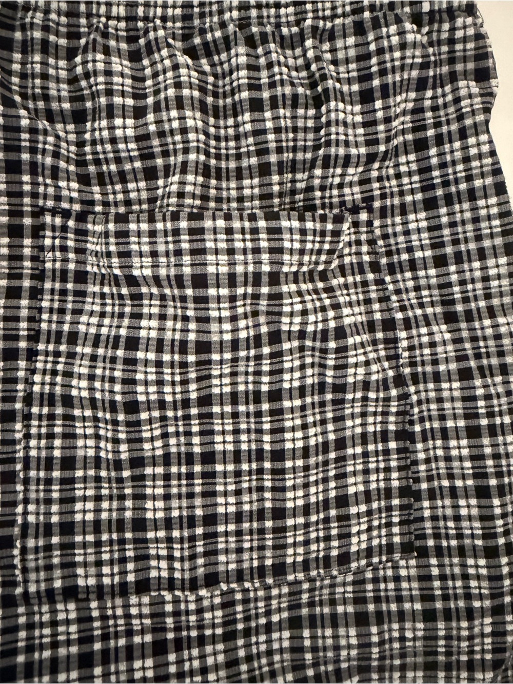 Lululemon Seersucker Check Mid-Rise Pull On 3” shorts women’s XL - Picture 12 of 12